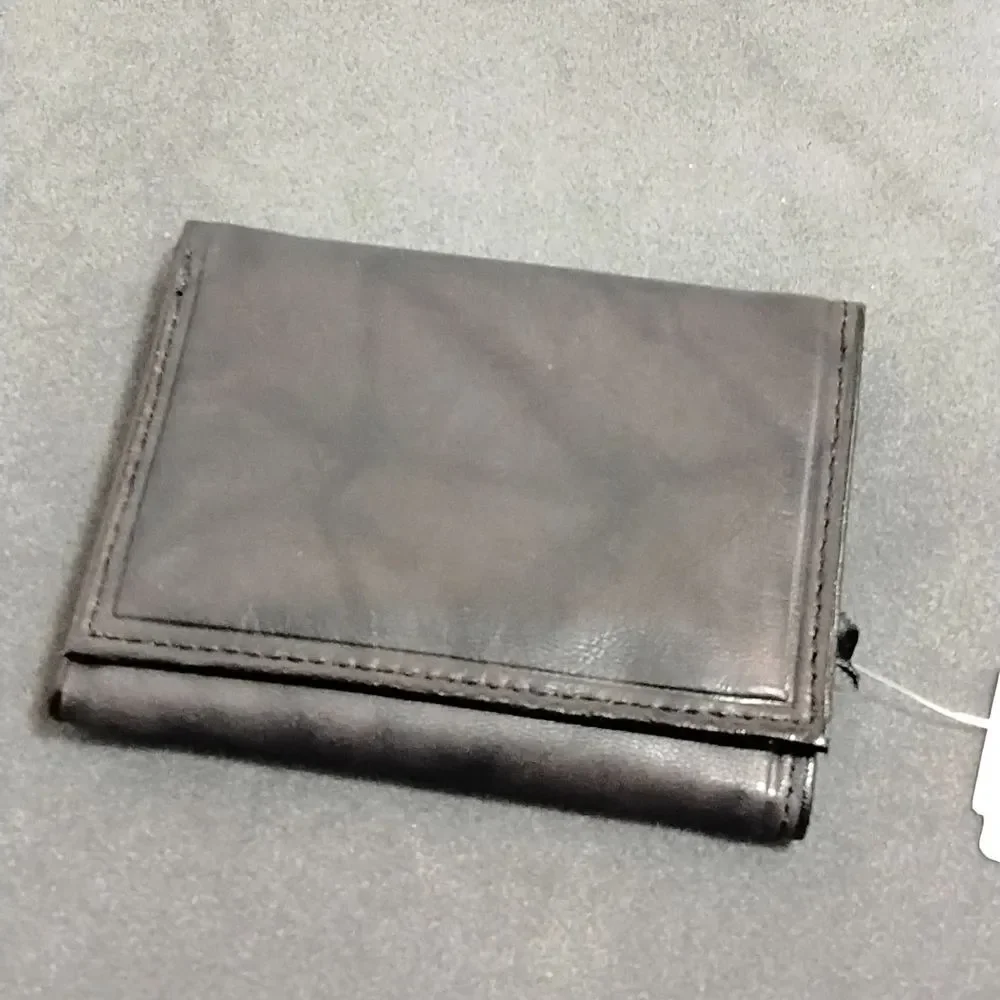 SWANK Black Leather Wallet